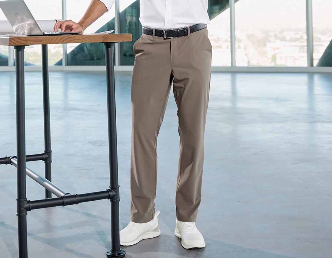 Spodnie robocze: Spodnie robocze chinosy e.s.work&travel + brązowy umbra