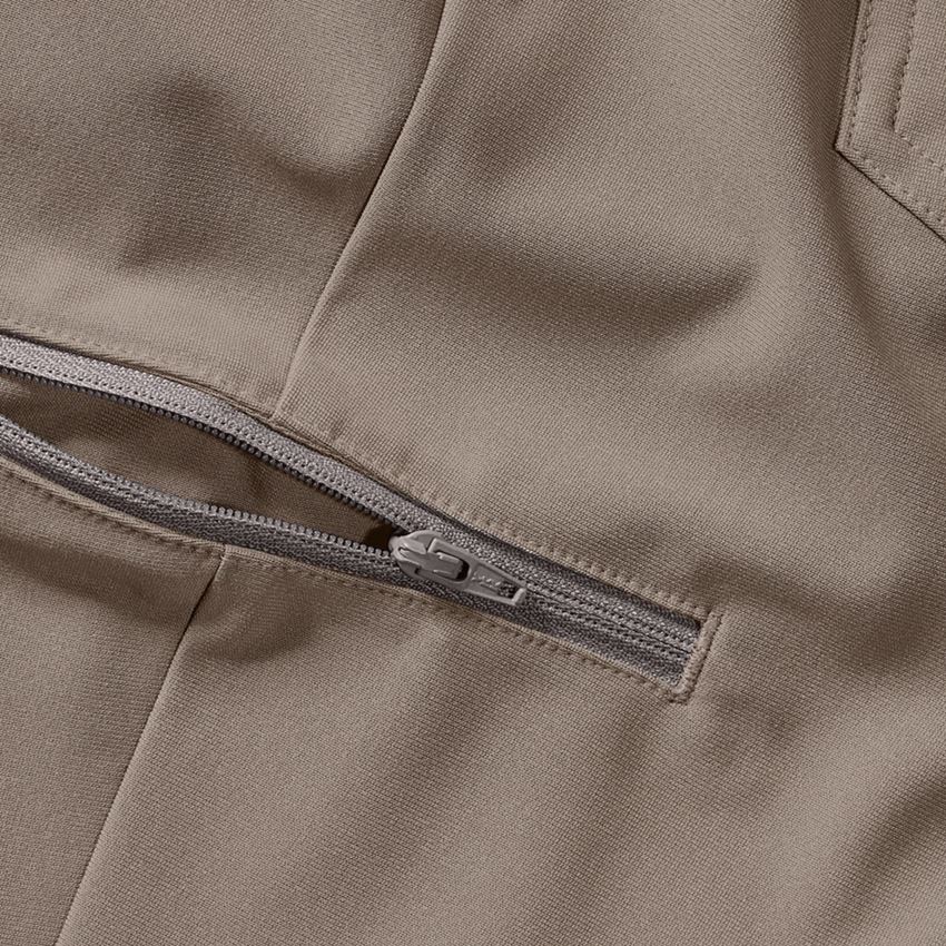Spodnie robocze: 5-kieszeniowe spodnie robo. chino e.s.work&travel + brązowy umbra 2