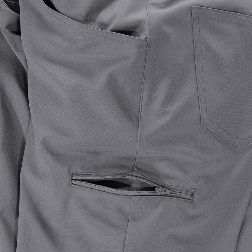 Odzież: 5-kieszeniowe spodnie robo. chino e.s.work&travel + szary bazaltowy 2