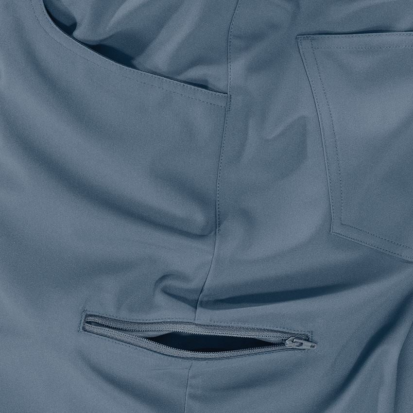 Odzież: 5-kieszeniowe spodnie robo. chino e.s.work&travel + błękit żelazowy 2