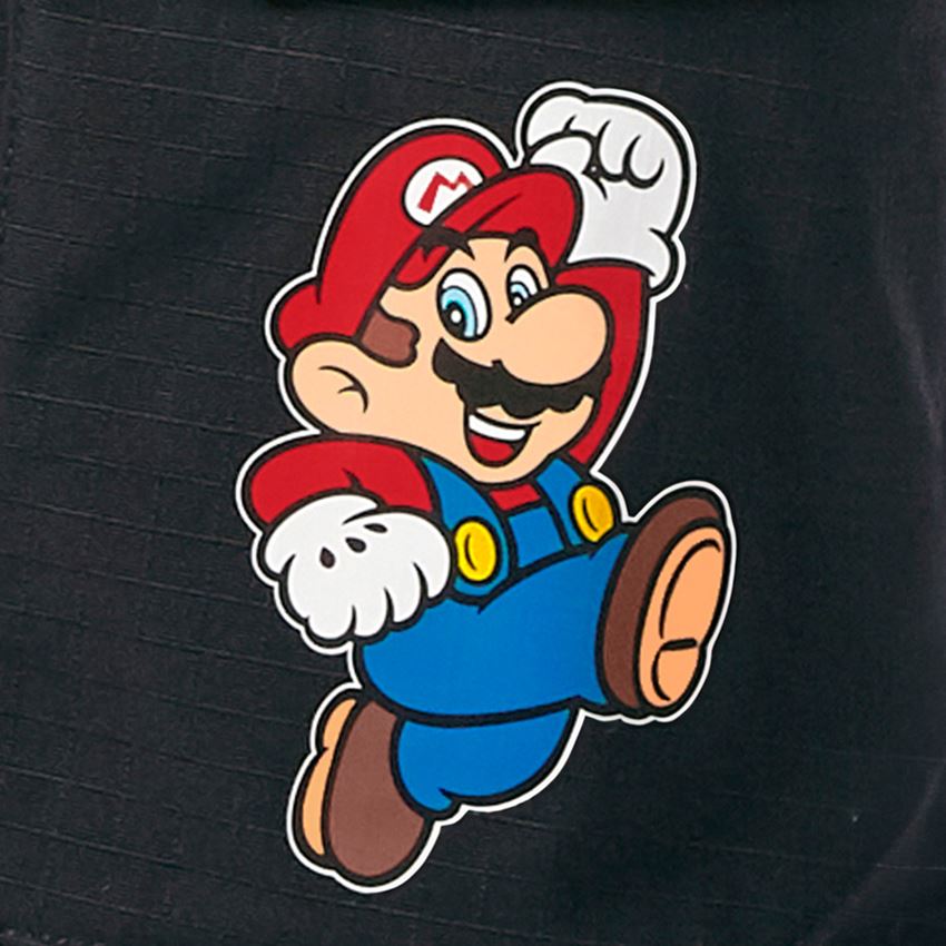 Szorty: Super Mario szorty typu cargo, dziecięce + czarny 2