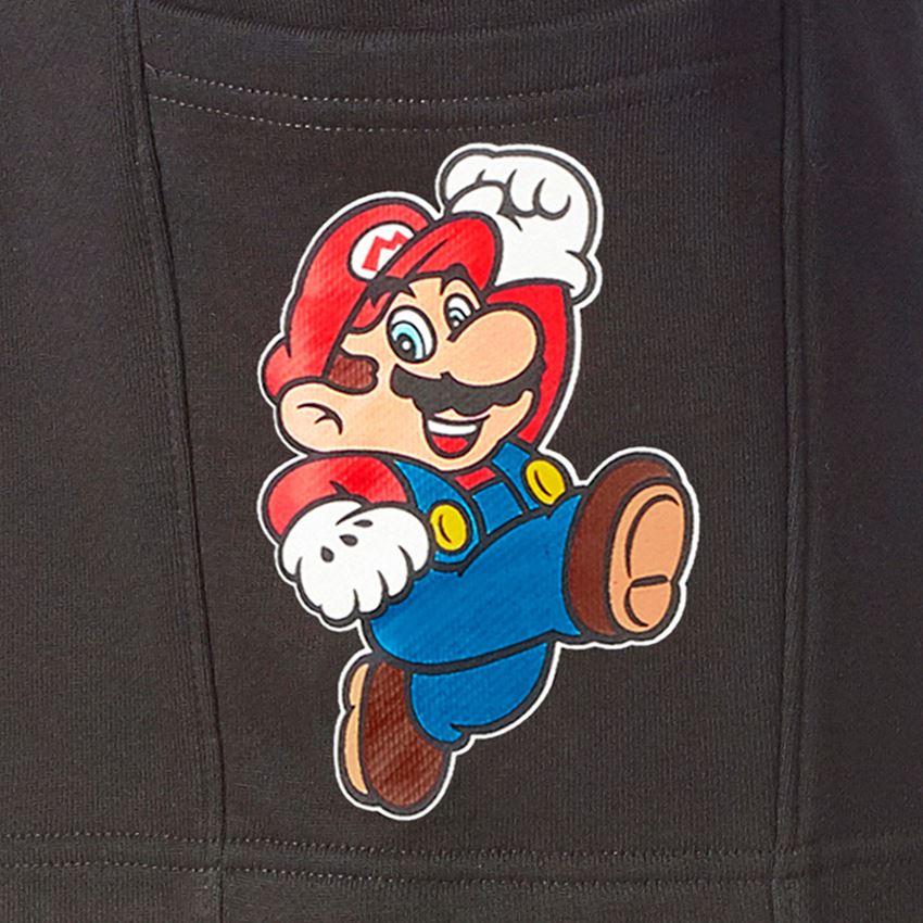 Odzież: Super Mario Szorty dresowe, damskie + czarny 2