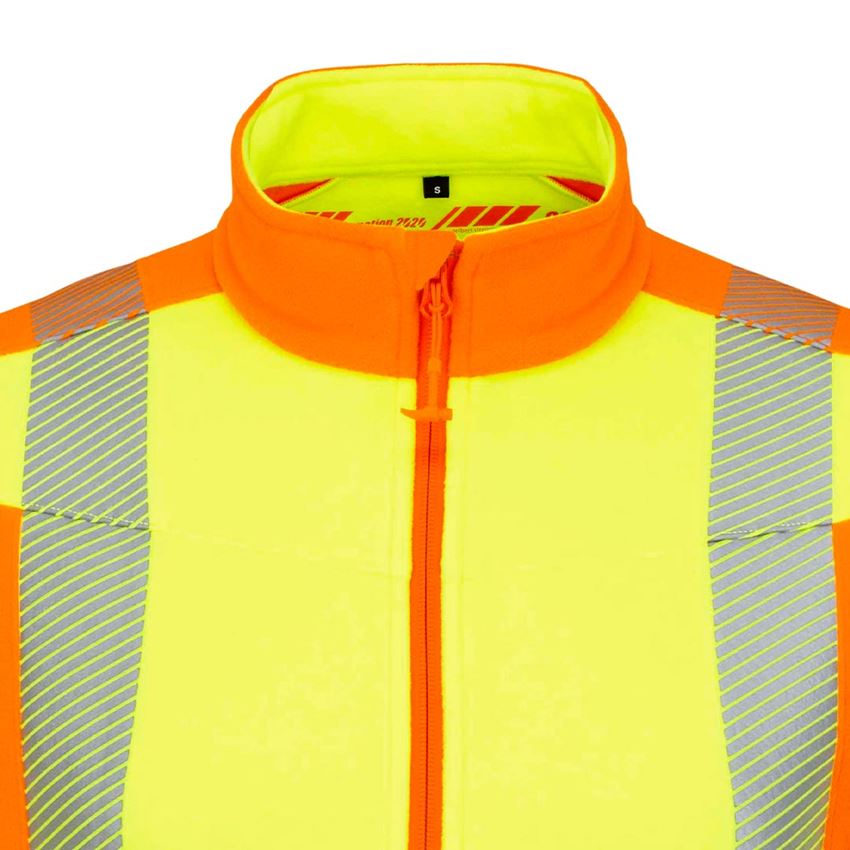 Koszulki | Pulower | Koszule: Bluza polarowa Troyer ostrzegawcza e.s.motion 2020 + żółty ostrzegawczy/pomarańczowy ostrzegawczy 2