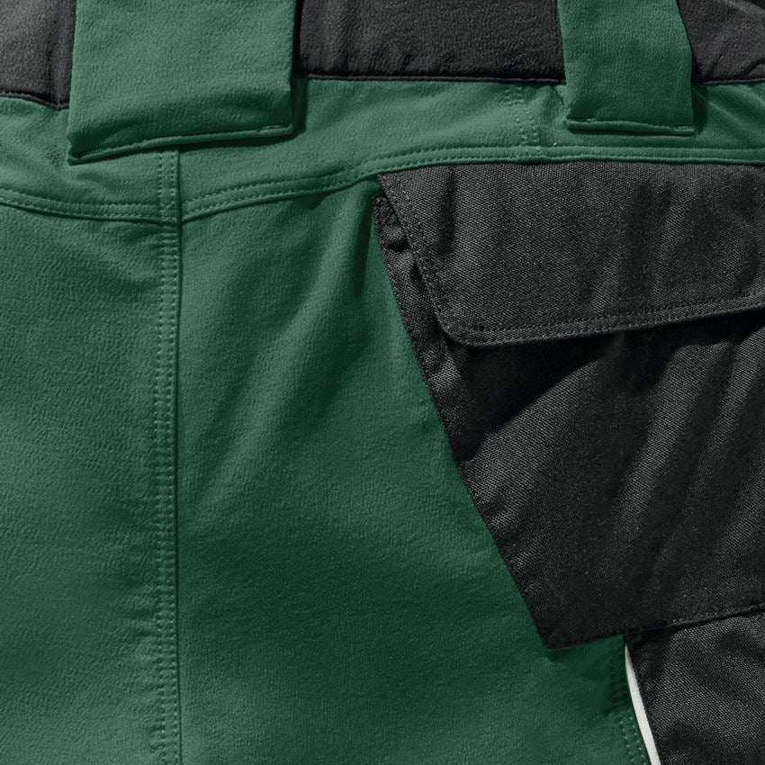 Spodnie robocze: Szorty funkcyjne e.s.dynashield + zielony/czarny 2