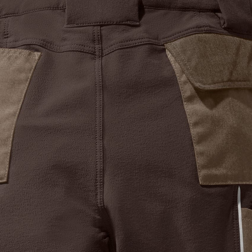Spodnie robocze: Spodnie funkc. typu cargo e.s.dynashield, damskie + orzech laskowy/kasztanowy 2
