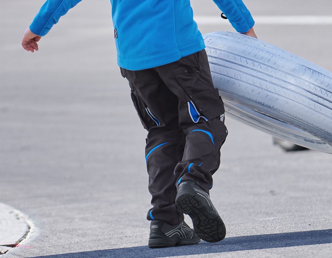 Spodnie: Spodnie do pasa e.s.motion 2020, dziecięce + grafitowy/niebieski chagall 1