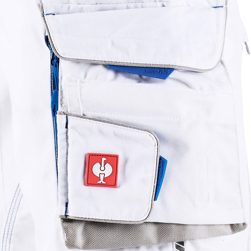Spodnie robocze: Spodnie do pasa e.s.motion 2020 + biały/niebieski chagall 2