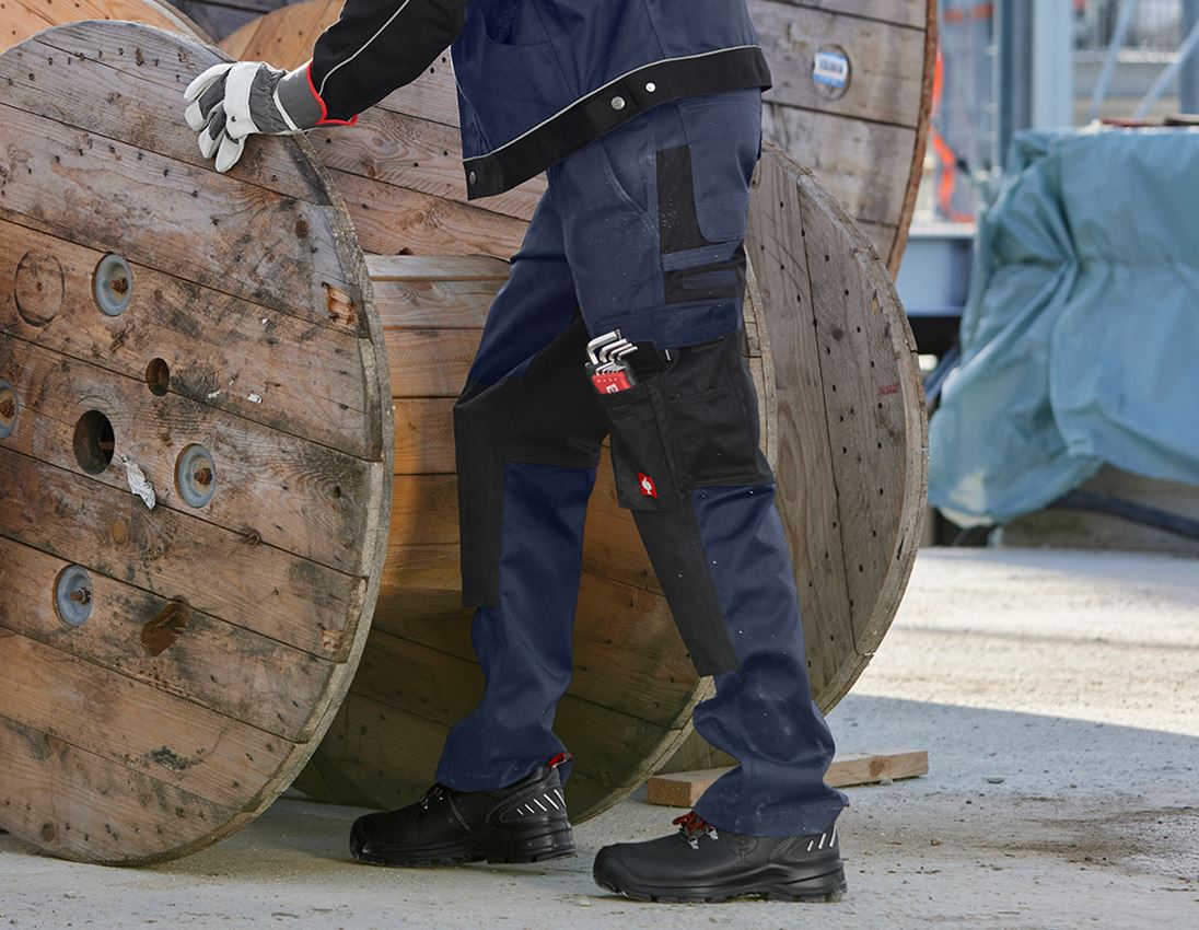 Spodnie robocze: Spodnie do pasa e.s.image + granatowy/czarny 1