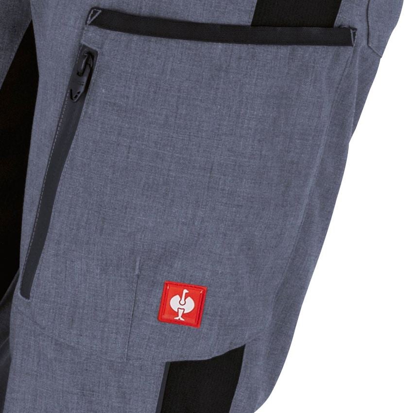 Spodnie robocze: Spodnie damskie e.s.vision + pacyficzny melanżowy/czarny 2