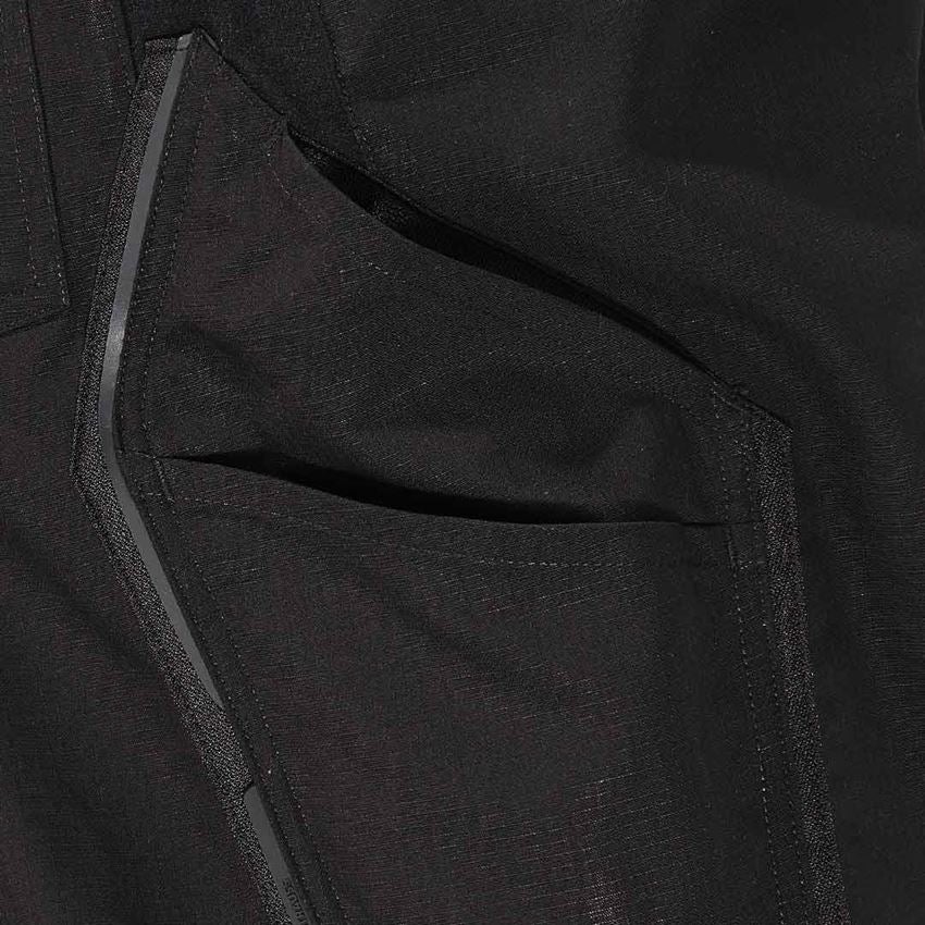 Spodnie robocze: Spodnie do pasa zimowe e.s.vision + czarny 2