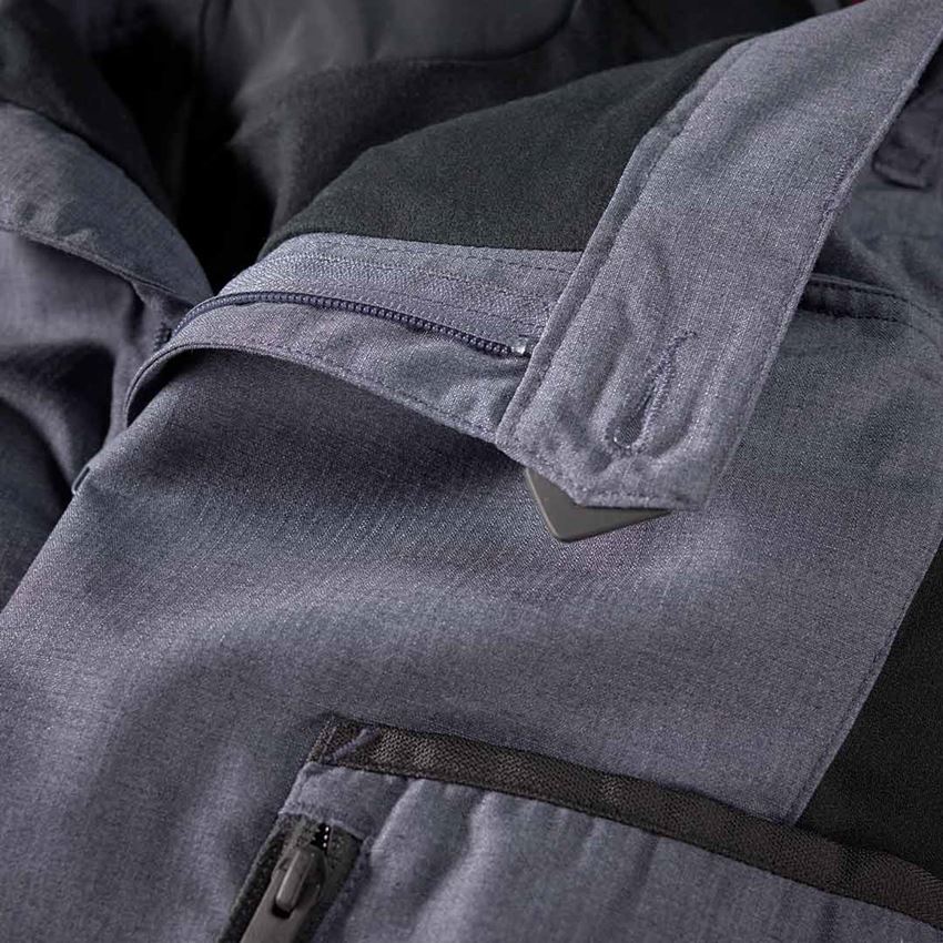 Spodnie robocze: Spodnie do pasa zimowe e.s.vision + pacyficzny melanżowy/czarny 2