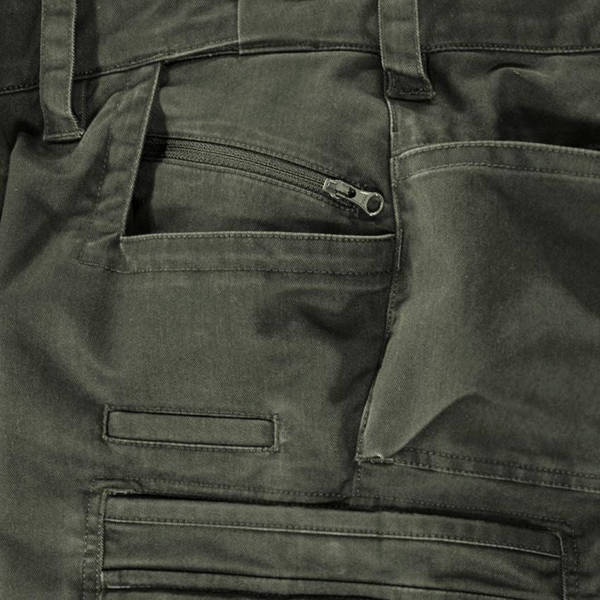 Spodnie robocze: Spodnie do pasa e.s.motion ten, damskie + zielony kamuflażowy 2