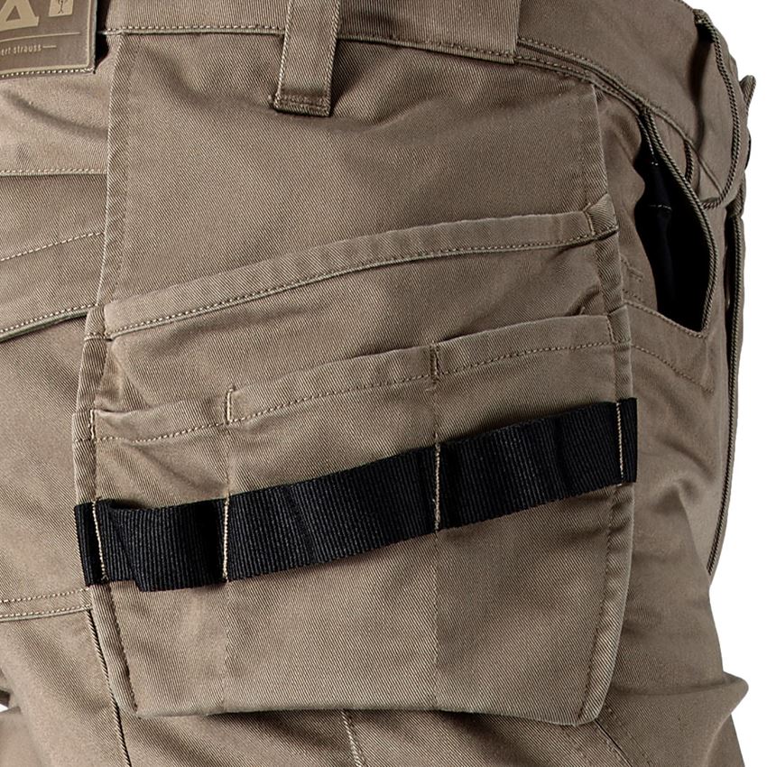 Spodnie robocze: Spodnie do pasa e.s.motion ten tool-pouch + popielaty brąz 2