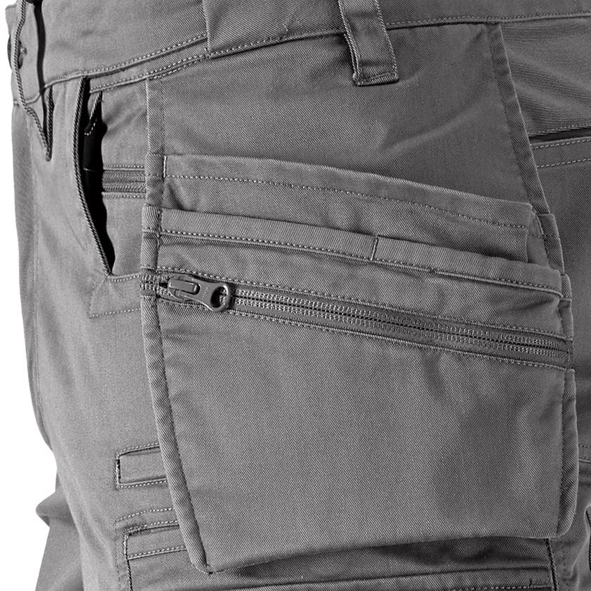 Spodnie robocze: Spodnie do pasa e.s.motion ten tool-pouch + granitowy 2