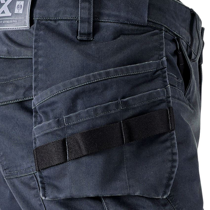 Instalatorow / Hydraulik / Blacharz: Spodnie do pasa e.s.motion ten tool-pouch + niebieski łupkowy 2