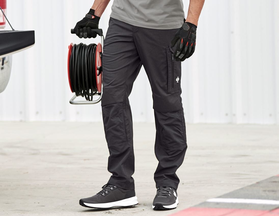 Spodnie robocze: Spodnie do pasa e.s.concrete light + czarny