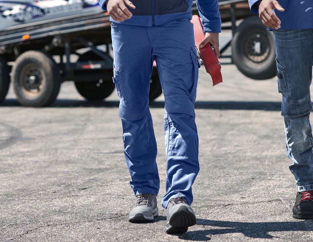 Spodnie robocze: Spodnie do pasa e.s.concrete solid + błękit alkaliczny