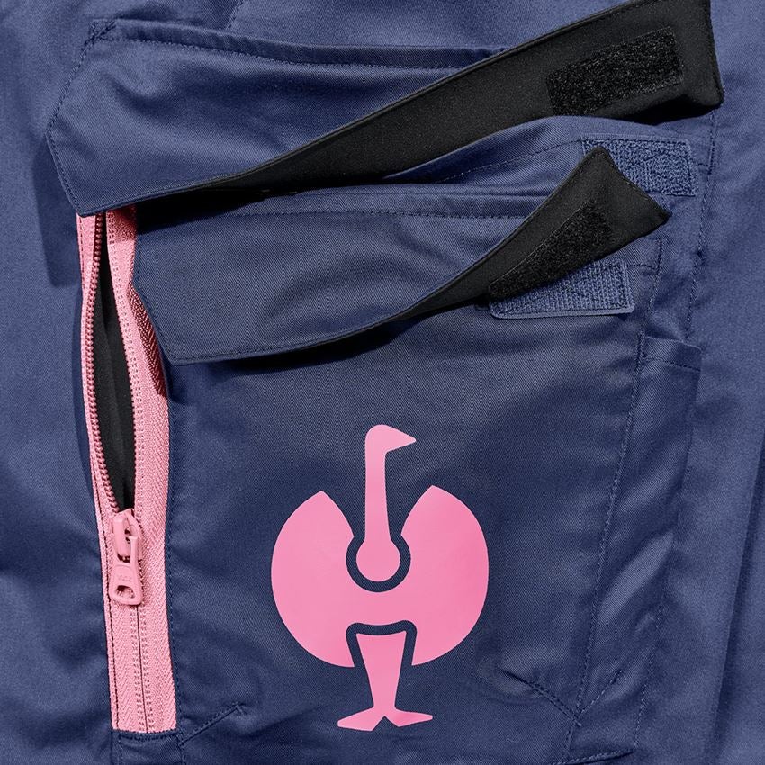 Spodnie robocze: Spodnie do pasa e.s.trail, damskie + niebieski marine/różowy tara 2