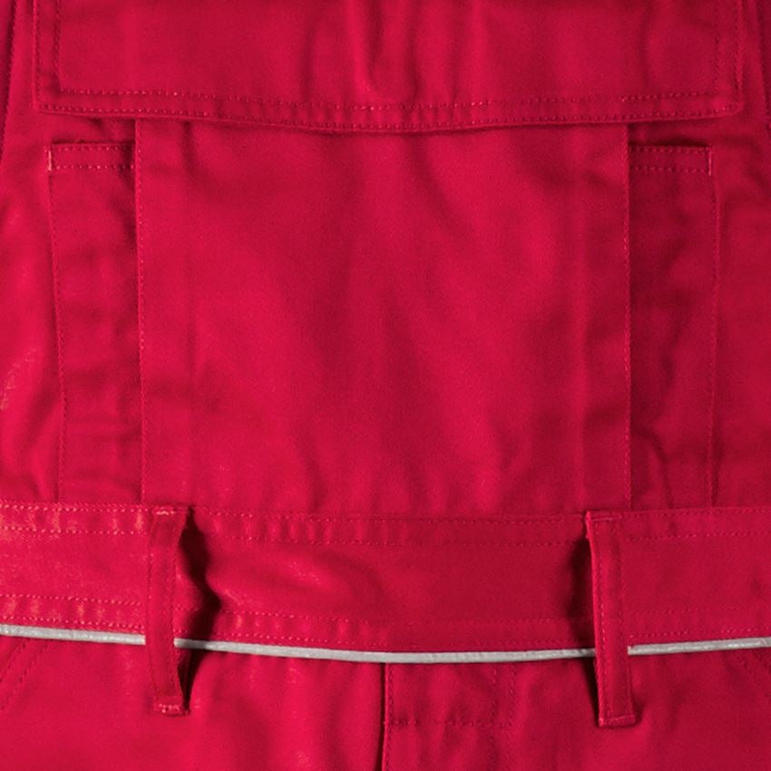 Spodnie robocze: Ogrodniczki e.s.classic + czerwony 2