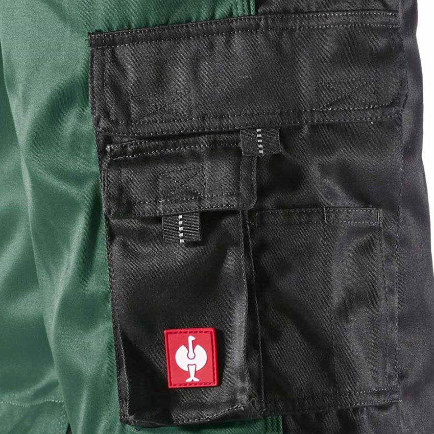 Spodnie robocze: Szorty e.s.image + zielony/czarny 2