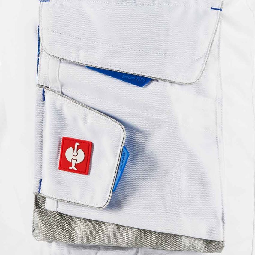 Spodnie robocze: Szorty e.s.motion 2020 + biały/niebieski chagall 2