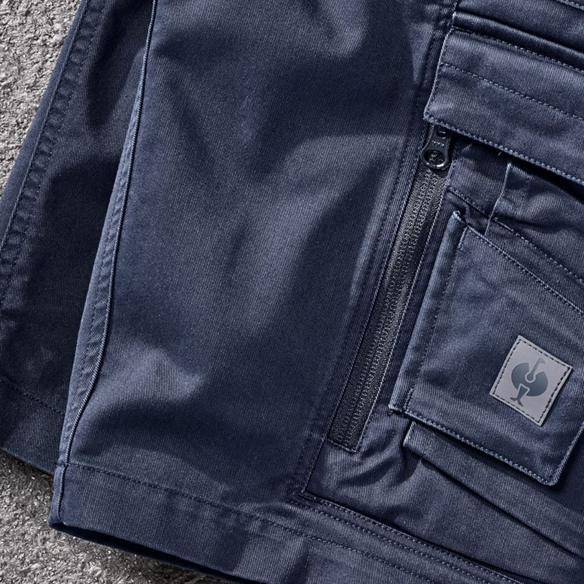 Spodnie robocze: Szorty e.s.motion ten, damskie + niebieski łupkowy 2