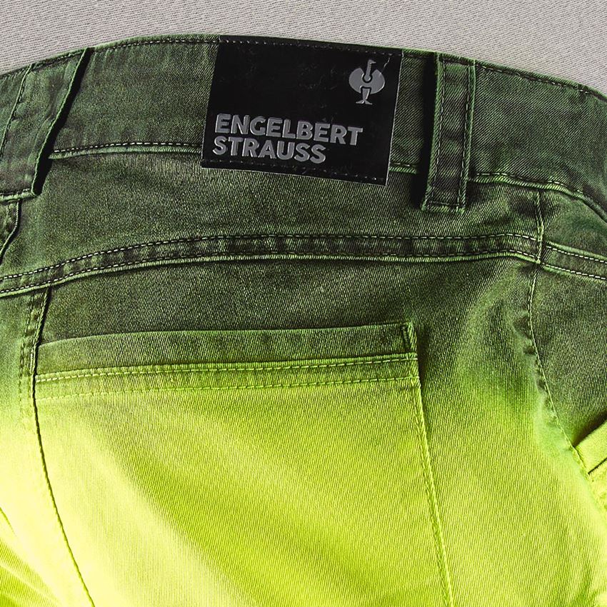 Spodnie robocze: e.s. Szorty color sprayer + żółty ostrzegawczy/czarny 2