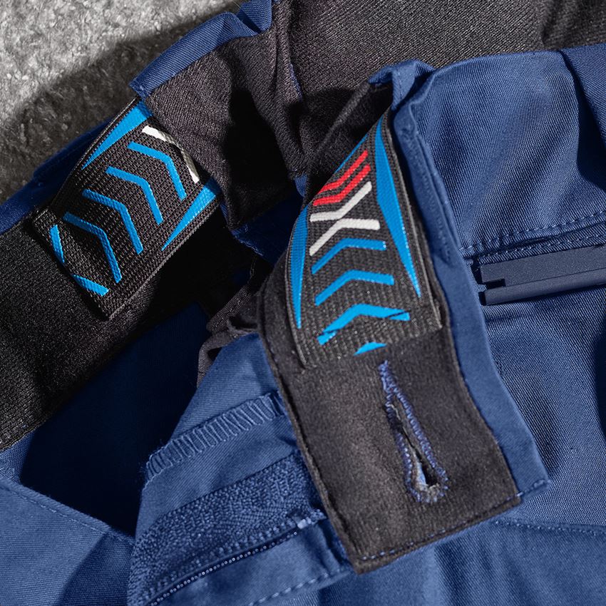 Spodnie robocze: Szorty e.s.concrete light, damskie + błękit alkaliczny/niebieski marine 2