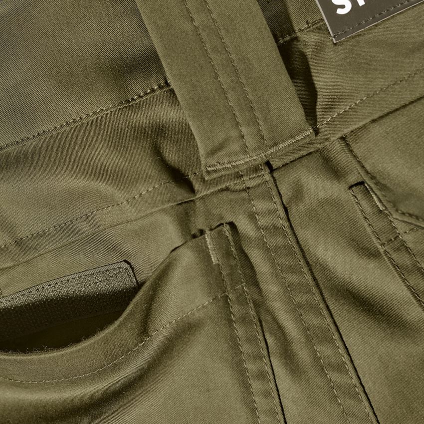 Spodnie robocze: Szorty e.s.concrete light, damskie + błotnista zieleń/zieleń ostnicy 2
