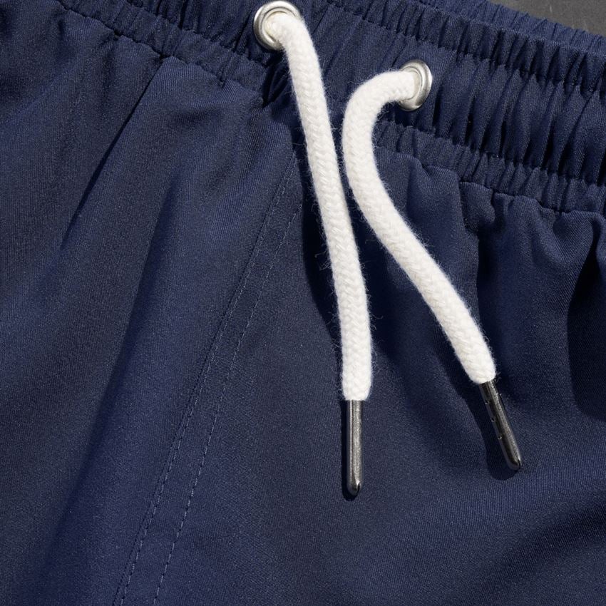 Spodnie robocze: Szorty kąpielowe e.s.trail + niebieski marine/biały 2