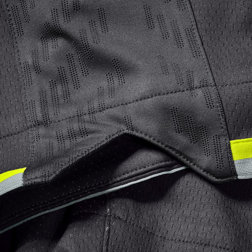 Spodnie robocze: Szorty funkcyjne e.s.ambition + antracytowy/żółty ostrzegawczy 2