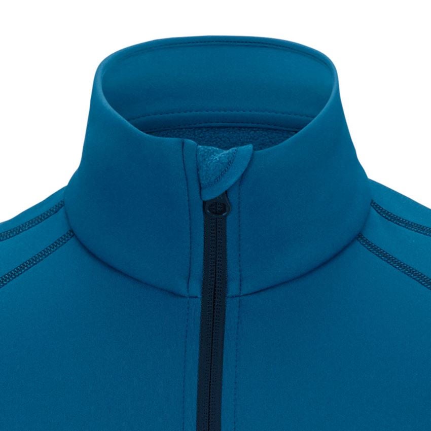 Koszulki | Pulower | Koszule: Bluza Troyer funkc. thermo stretch e.s.motion 2020 + atol/granatowy 2