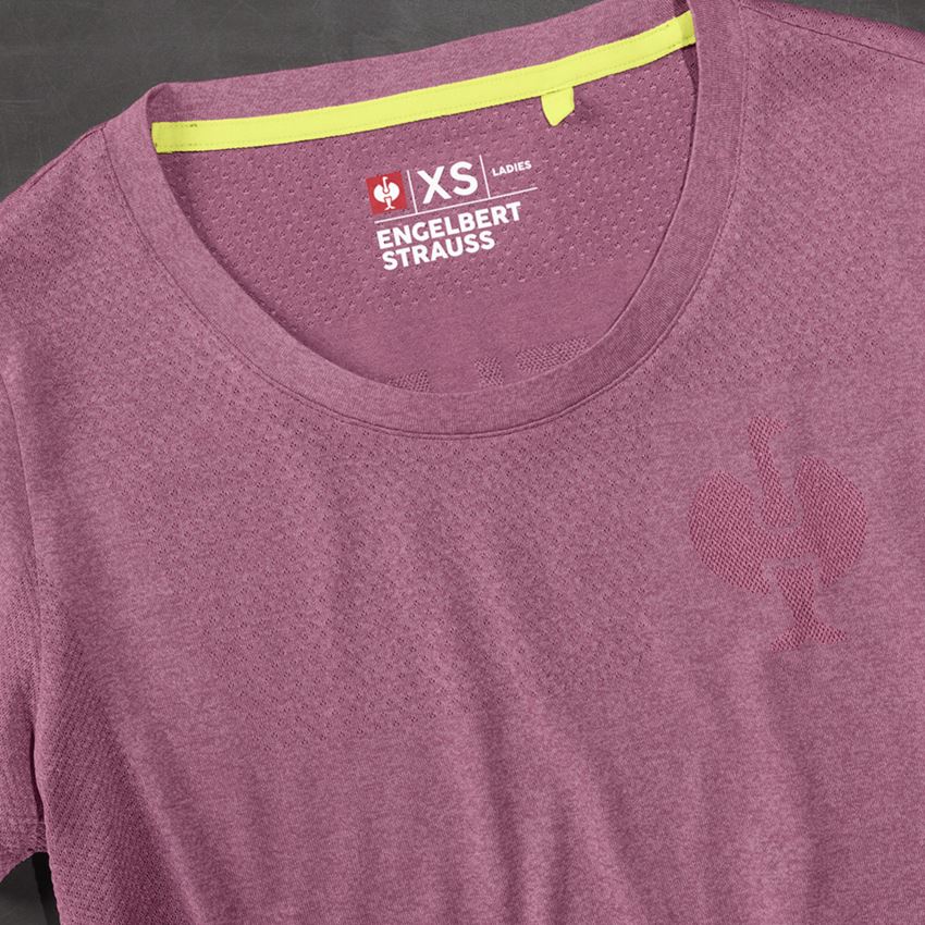 Odzież: Koszulka seamless e.s.trail, damska + różowy tara melanżowy 2