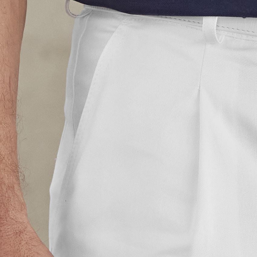 Spodnie robocze: Spodnie medyczne męskie Christoph + biały 2
