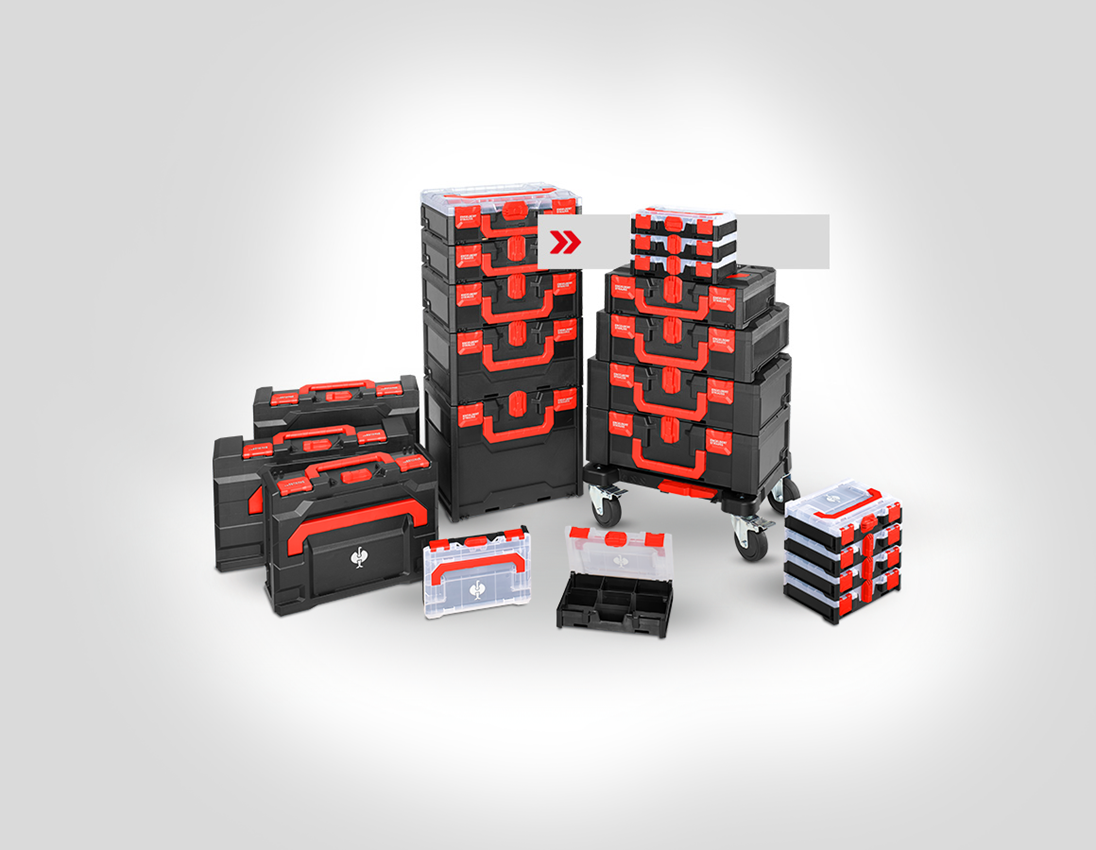 System STRAUSSbox: STRAUSSbox mini + czarny/czerwony