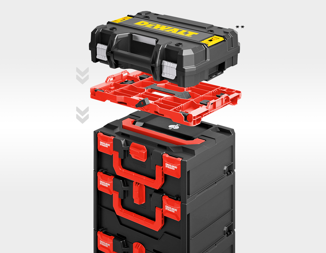 System STRAUSSbox: STRAUSSbox Hybrydowa płyta adaptacyjna + czerwony/czarny 1