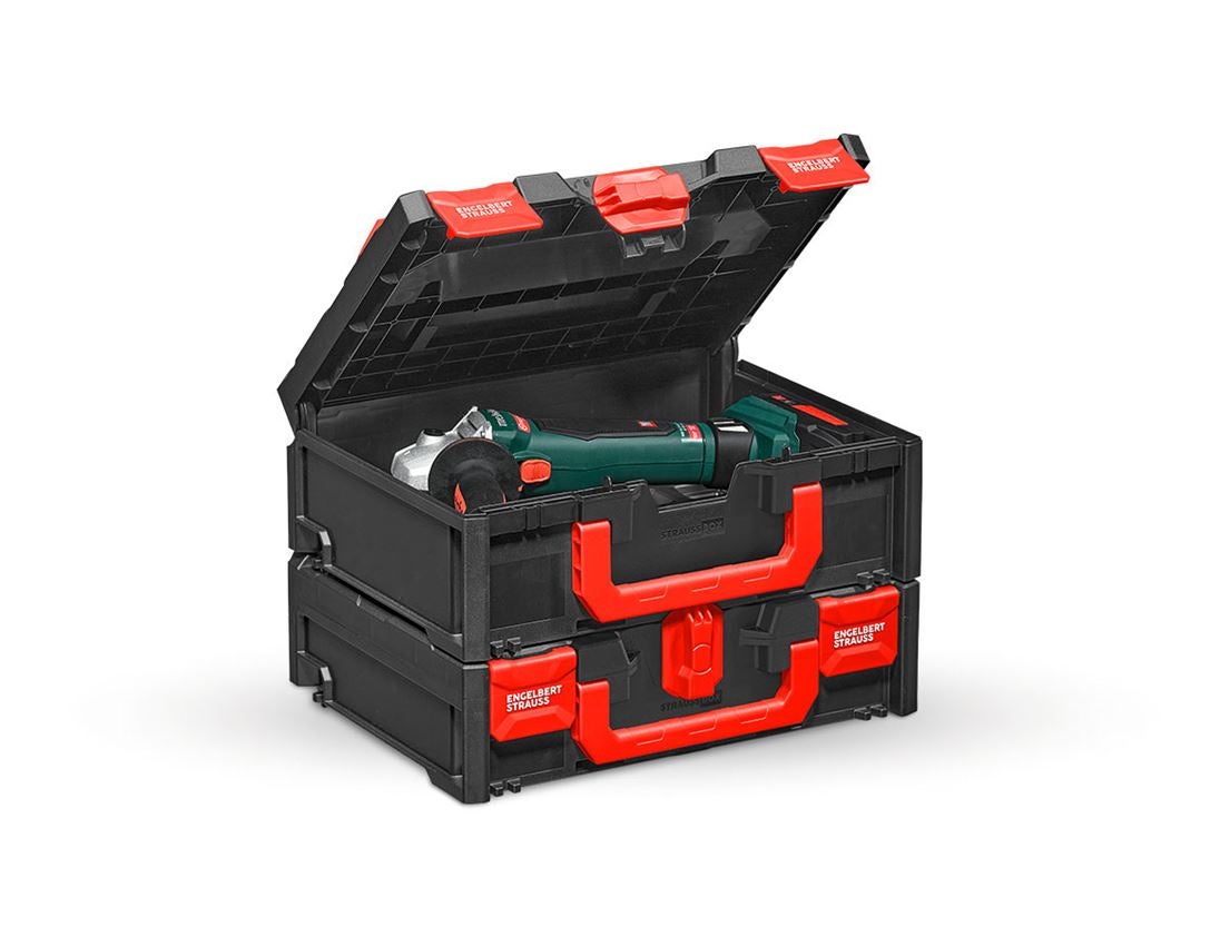 System STRAUSSbox: STRAUSSbox 145 midi + czarny/czerwony 2