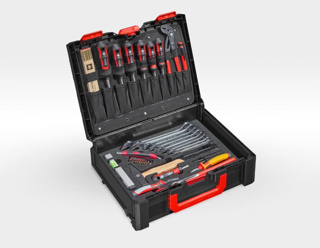 Narzędzia: STRAUSSbox Zestaw narzędzi 145 dla instalatorów