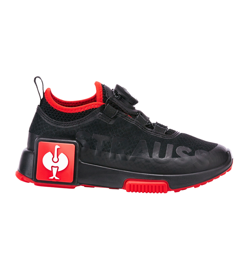 Obuwie dziecięce: Uniwersalne buty e.s. Etosha, dziecięce + czarny/strauss czerwony 2