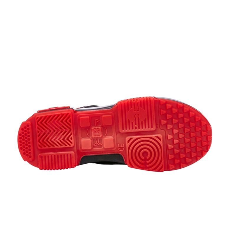 Obuwie dziecięce: Uniwersalne buty e.s. Etosha, dziecięce + czarny/strauss czerwony 4