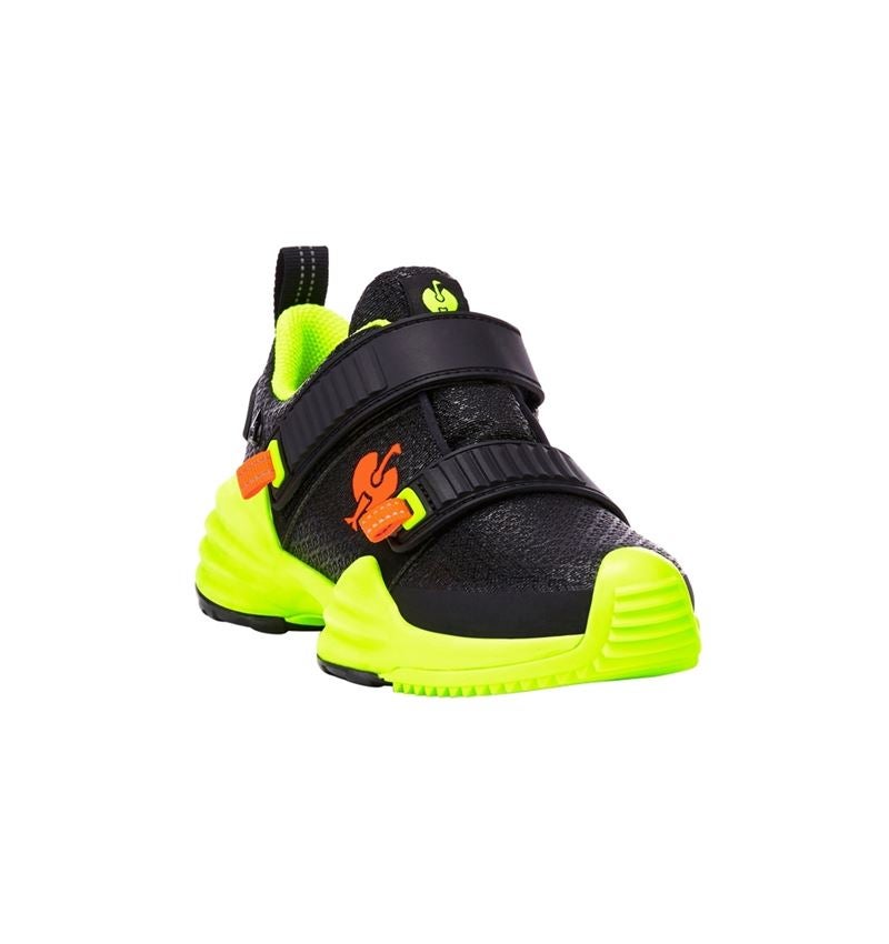 Obuwie dziecięce: Uniwersalne buty e.s. Waza, dziecięce + czarny/żółty ostrzegawczy/pomarańczowy ostrzegawczy 3