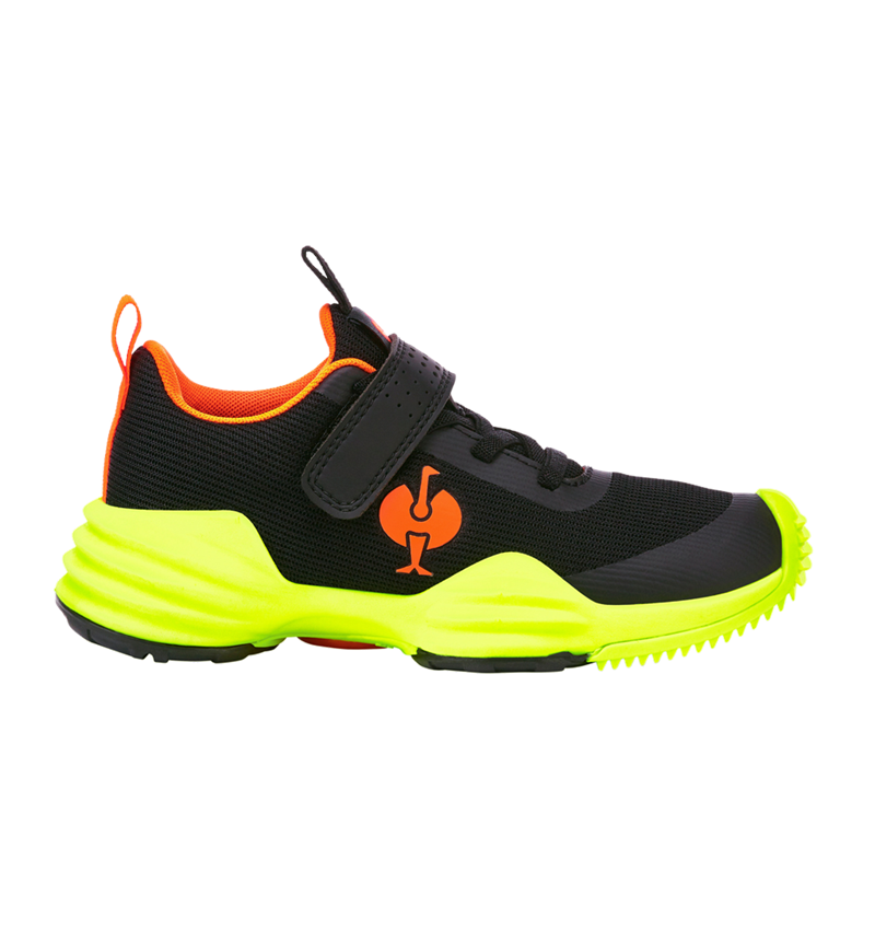 Buty: Uniwersalne buty e.s. Porto, dziecięce + czarny/żółty ostrzegawczy/pomarańczowy ostrzegawczy 2