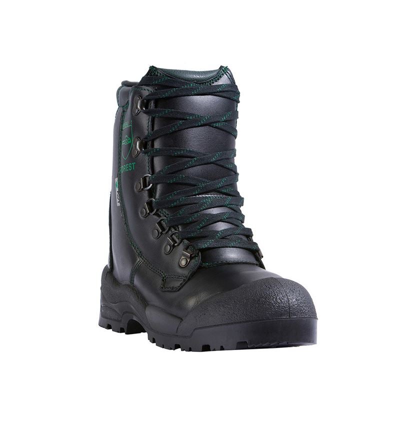 Odzież leśnictwo / antyprzecięciowa: S2 Buty bezpieczne dla pilarzy Alpin + czarny 1
