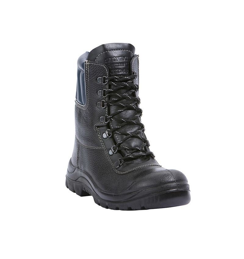 S3: STONEKIT S3 Zimowe buty bezpieczne wysokie Ottawa + czarny/niebieski 1