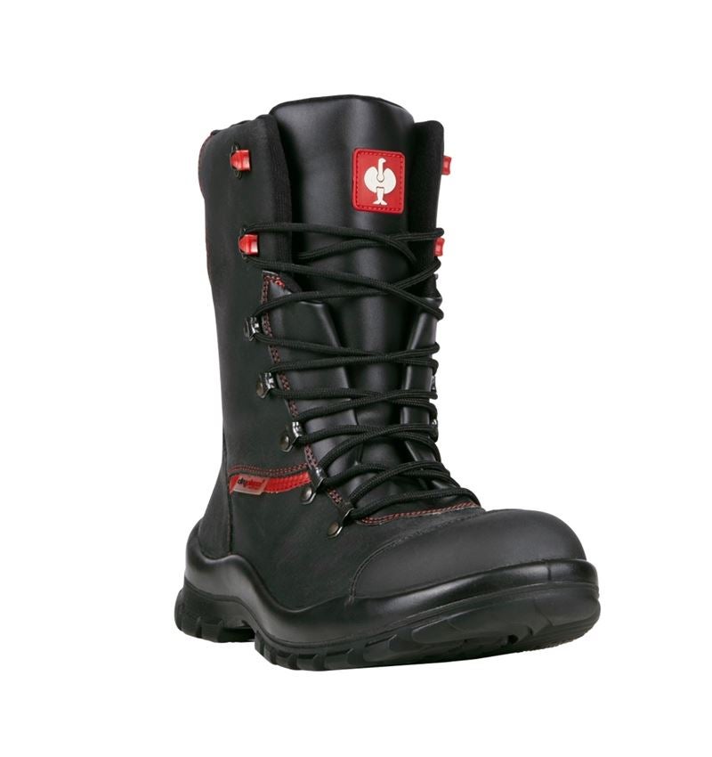 S3: S3 Zimowe buty bezpieczne wysokie Comfort 12 + czarny/czerwony 2