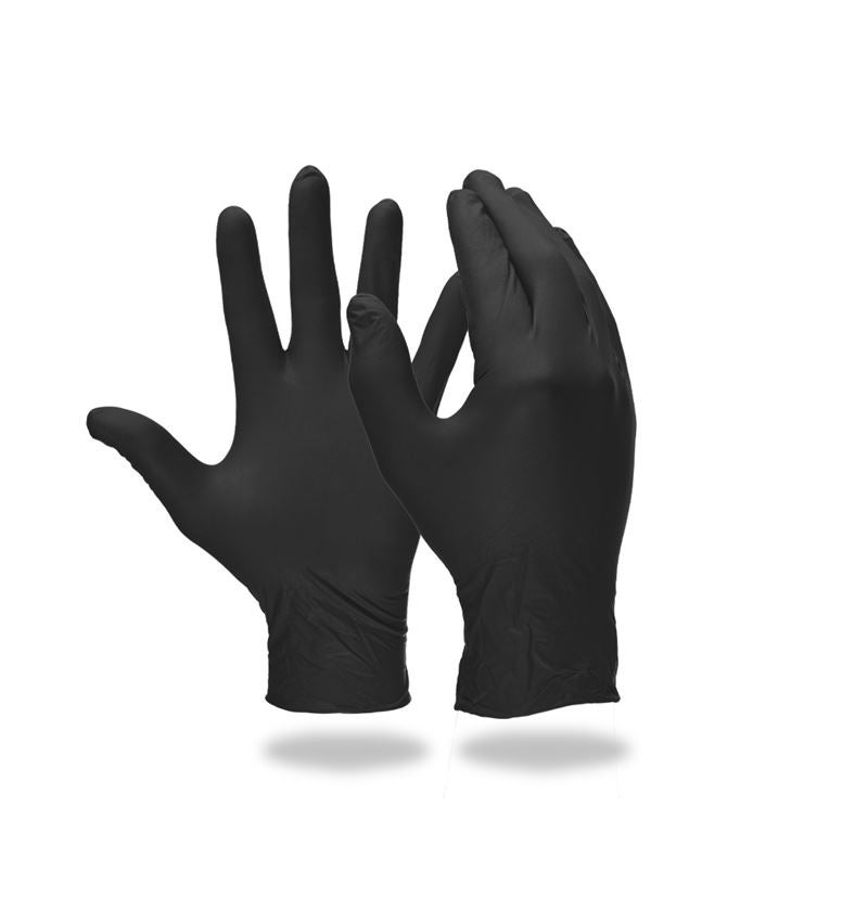 Rękawiczki jednorazowe: Jednoraz. rękawice lateks. do bad. lek., bezpudr. + czarny