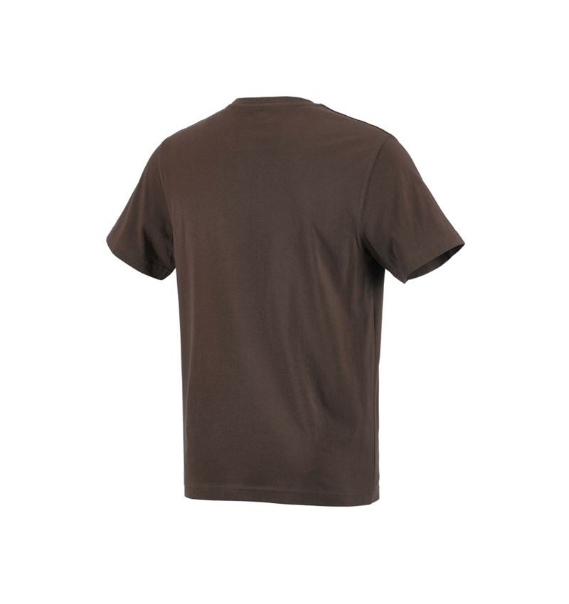 Koszulki | Pulower | Koszule: e.s. Koszulka cotton + kasztanowy 3