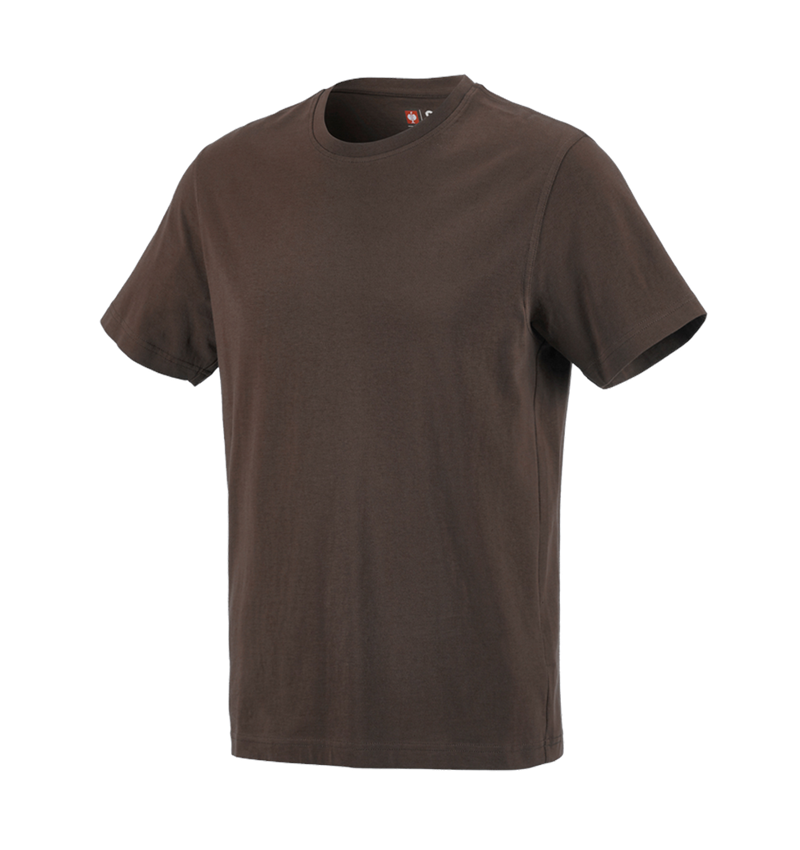 Koszulki | Pulower | Koszule: e.s. Koszulka cotton + kasztanowy 2