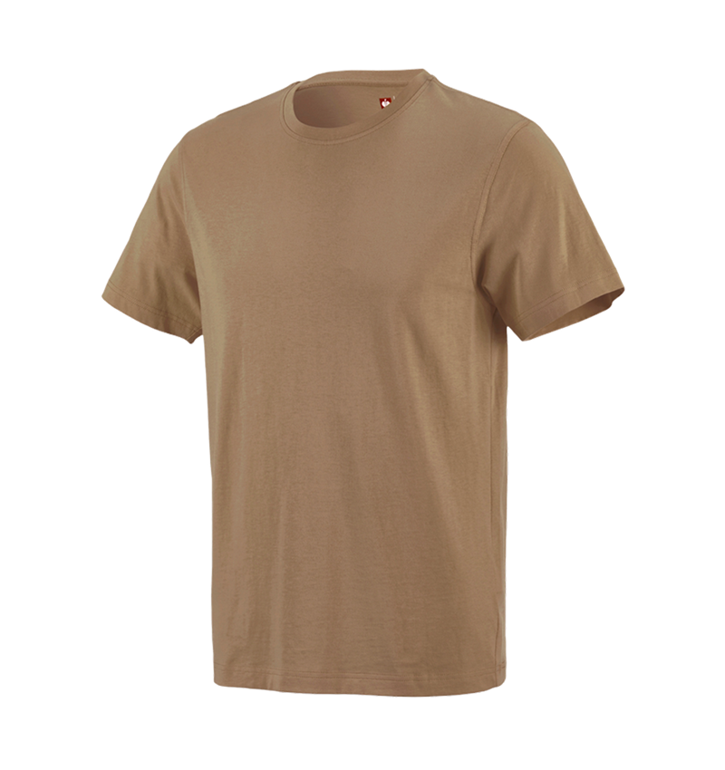 Koszulki | Pulower | Koszule: e.s. Koszulka cotton + khaki 1
