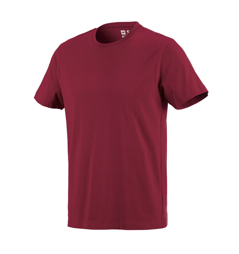 Koszulki | Pulower | Koszule: e.s. Koszulka cotton + bordowy